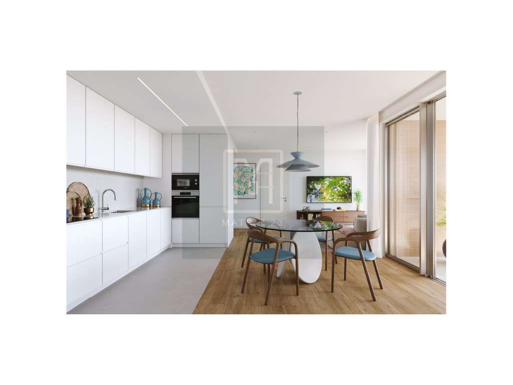 APT T1 NOVO, COM TERRAÇO, PISCINA, GINÁSIO, LUGAR DE GARAGEM, MAIA-3