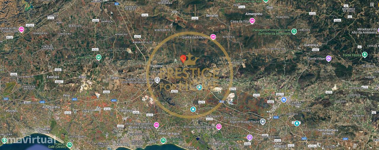 Terreno, 11 589 m², Paderne - Grande imagem: 3/8