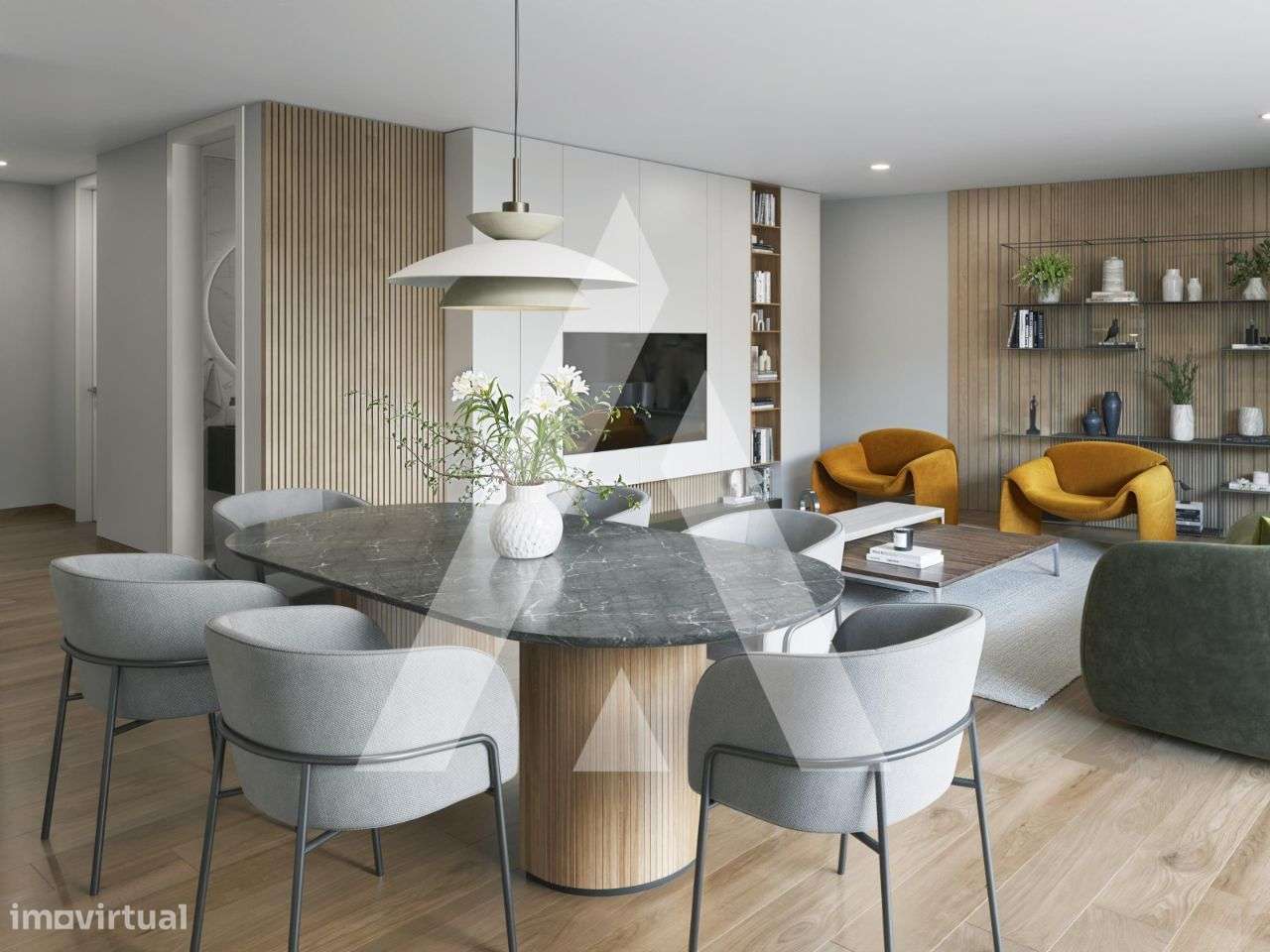 Apartamento T3 implex novo no coração de São Bernardo - Grande imagem: 3/38