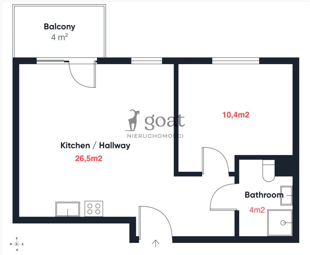 2pokoje | 41m2 | ujescisko cedrowa | bez pcc-16