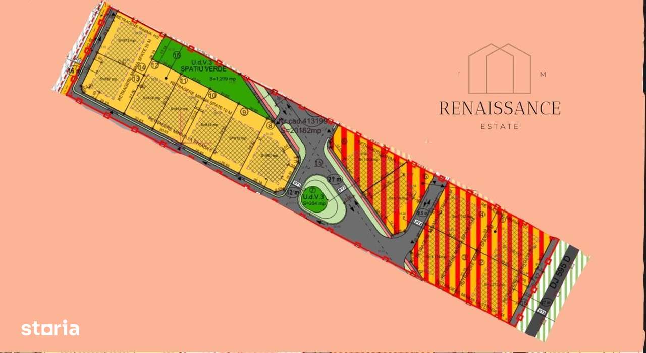 Mosnita Noua Teren PUZ Aprobat 13 Blocuri | 20.162mp | 102 Apartamente - Imagine principală: 2/4