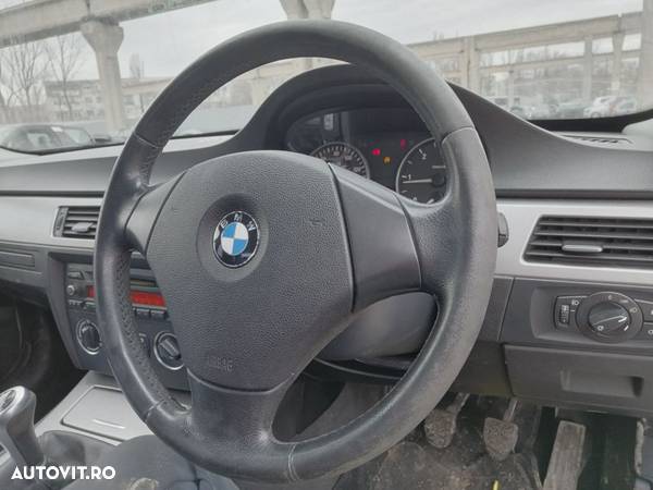 Volan Piele Fara Airbag cu Uzura BMW Seria 3 E90 E91 2004 - 2011 - 3