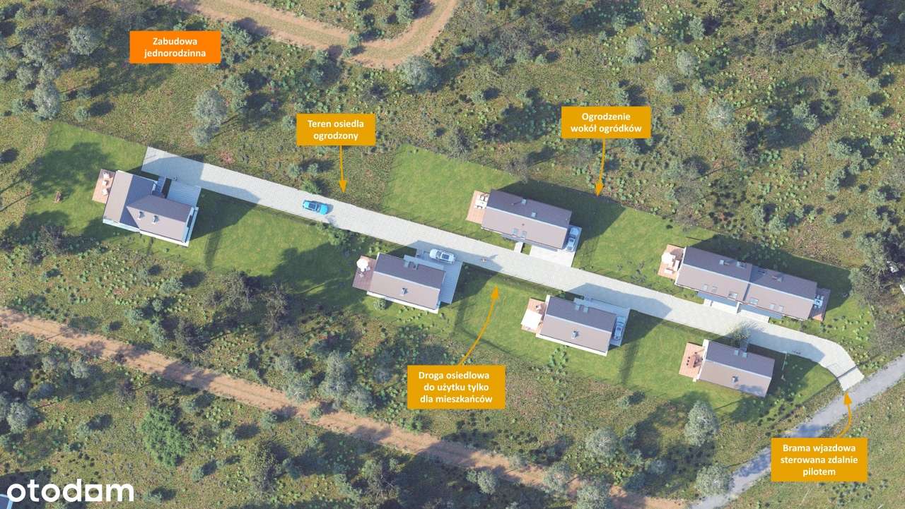 Nowe domy z garażem i ogródkiem - Pełny obrazek: 1/3