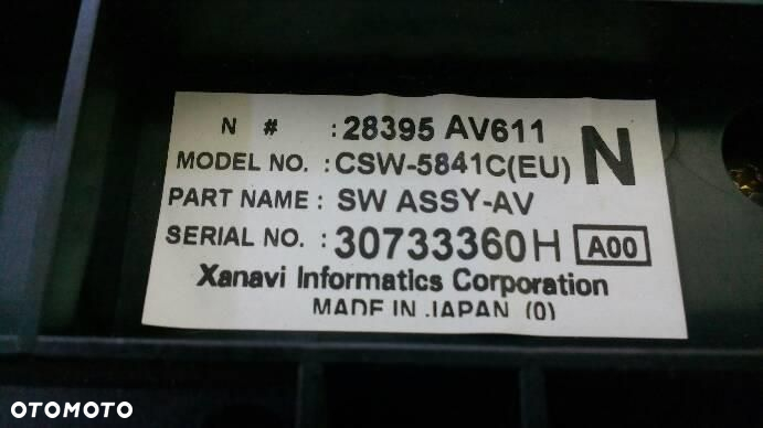 Panel klimy i radia Nissan Primera P12 CSW5841C - 2