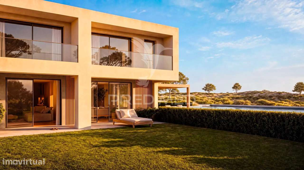 Moradia T3 junto à praia e golf, vista mar, Praia del Rey-6