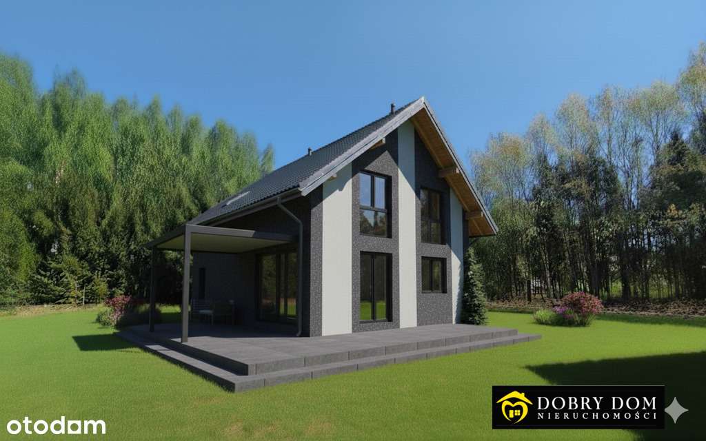 Dom wolnostojący 176 m² na zielonej działce 618 m² - Pełny obrazek: 1/12