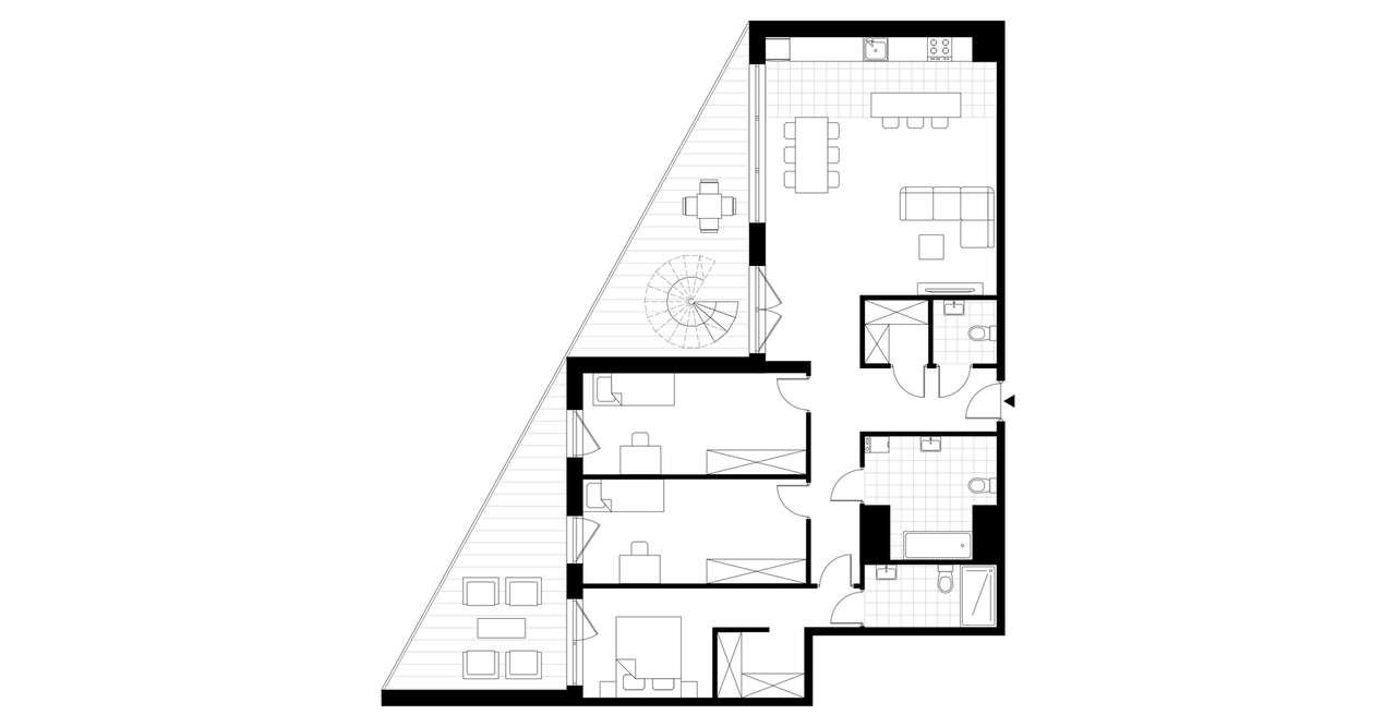 4-pokojowe mieszkanie 115m2 + loggia Bez Prowizji - Pełny obrazek: 3/8
