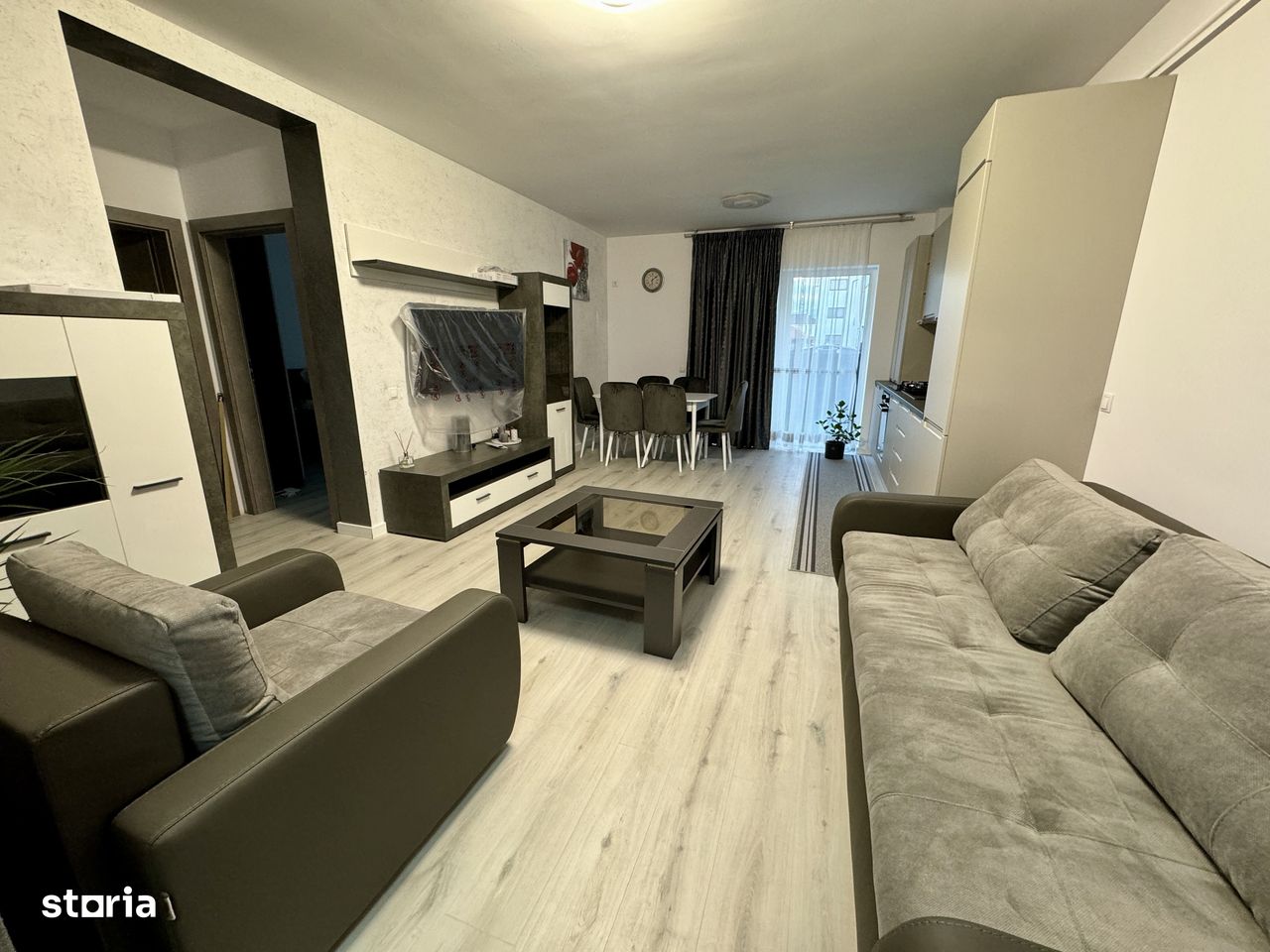 Apartament 2 camere de 50mp + gradina 50 mp | video-interfon