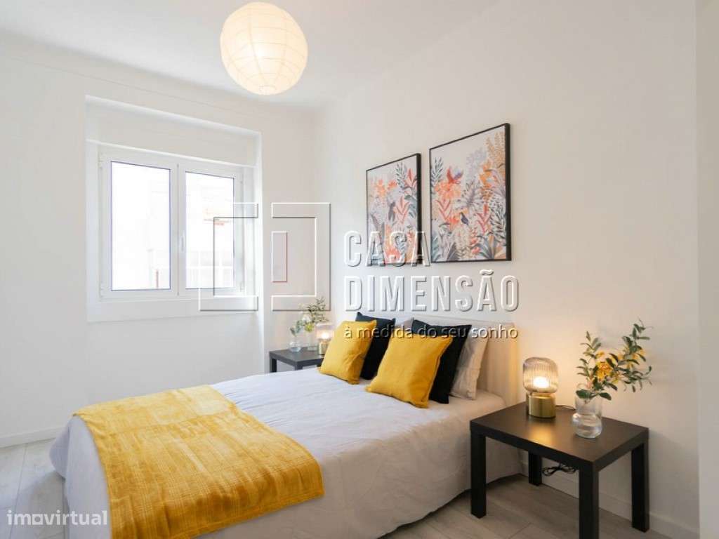 Apartamento T3 em Benfica, com Varandas, Totalmente Mobilado e Pron...-34