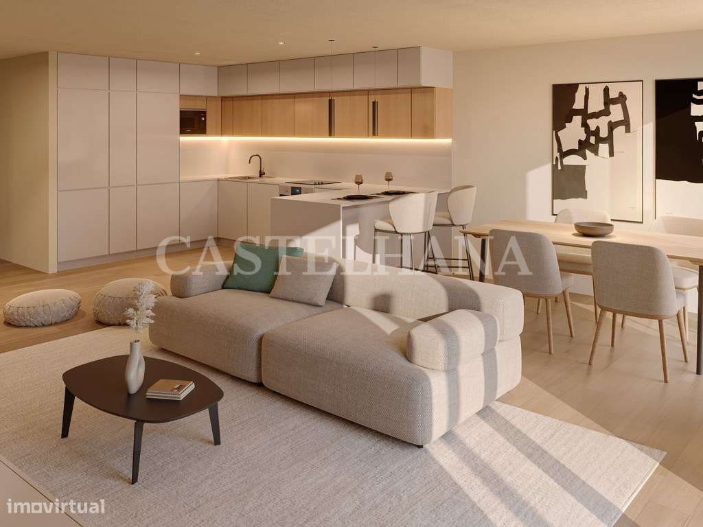 Apartamento T2 com varanda em novo empreendimento situado em Benfica - Grande imagem: 2/55