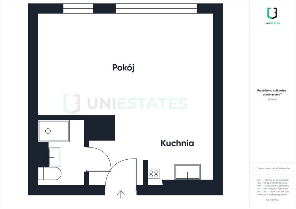 Kawalerka | Praga Płn. | Jasna | Metro-1