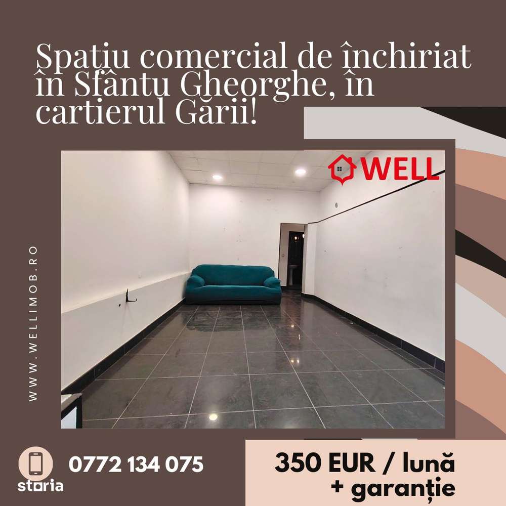 Spațiu comercial de închiriat în Sfântu Gheorghe, în cartierul Gării! - Imagine principală: 1/15