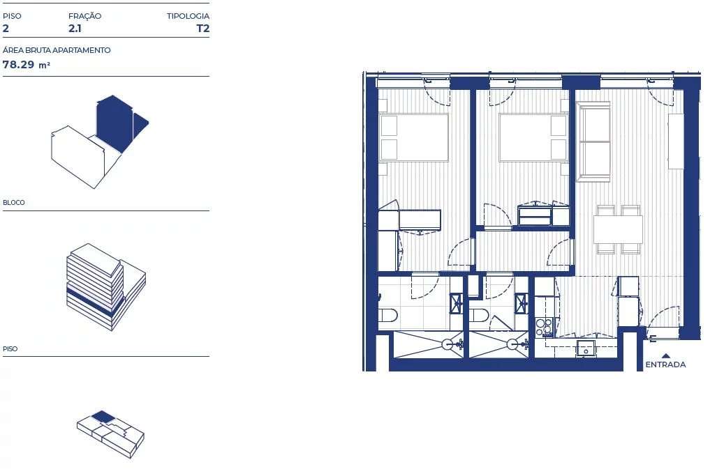 Apartamento T2 | Antas, Porto - Grande imagem: 2/30