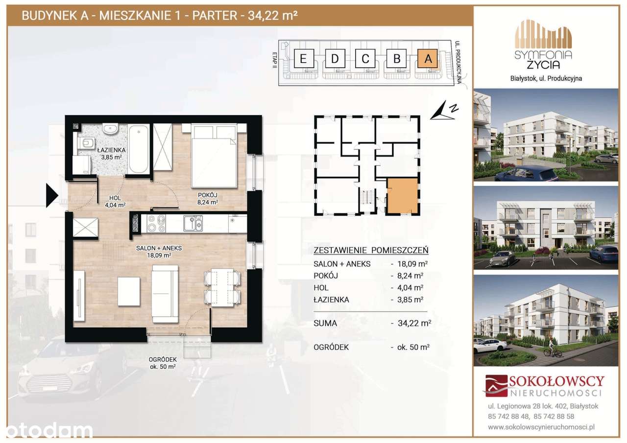 Mieszkanie 32,13 m2, ul. Produkcyjna - Pełny obrazek: 5/7