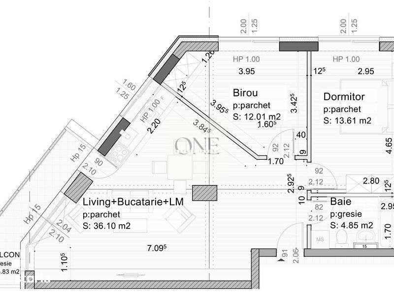 Apartament Însorit-11