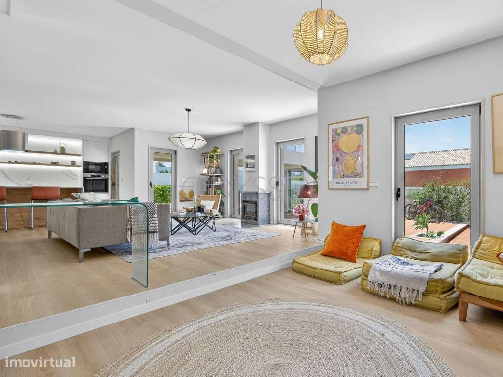 Villa entre litoral e campo com vista mar perto da Ericeira-24