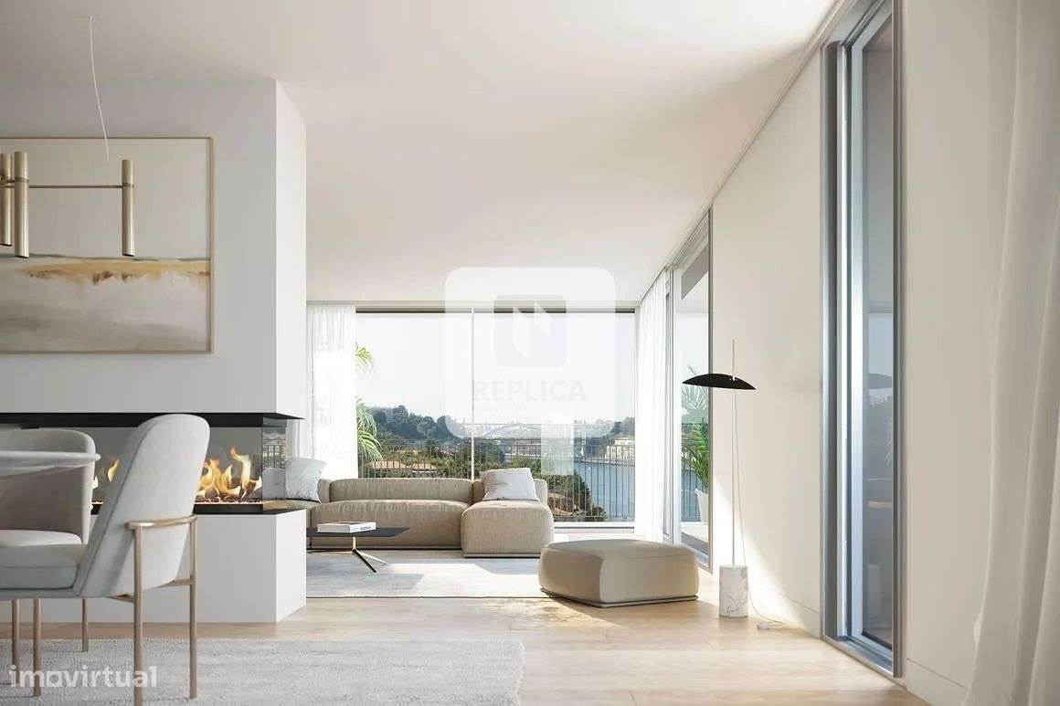 T2 Duplex com Terraço 66m2 Vistas Rio Douro em Gaia - Grande imagem: 5/20