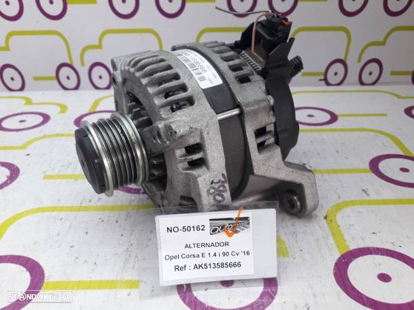 Alternador Opel Corsa E 1.4 i 90Cv de 2016 - Ref: AK513585666 - NO50162 - 4