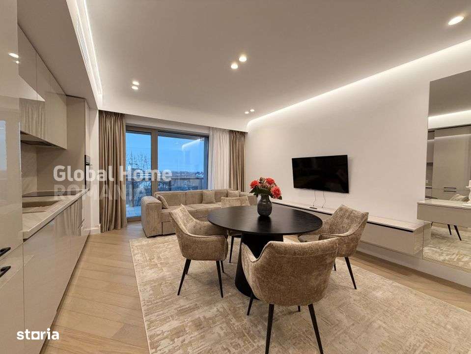 Furnished 3 Rooms + Terrace + Parking • Pipera - Cortina 126 - Iancu - Imagine principală: 4/19