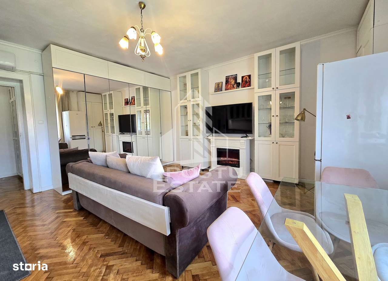 Apartament cu 2 camere, complet renovat si mobilat, zona centrala - Imagine principală: 2/14