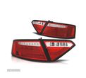 FAROLINS TRASEIROS PARA AUDI A5 07-11 LIGHT BAR VERMELHO CROMADO - 1