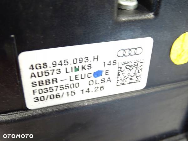 LAMPA LEWA TYŁ AUDI A7 LED MATRIX 4G8945093H - 4