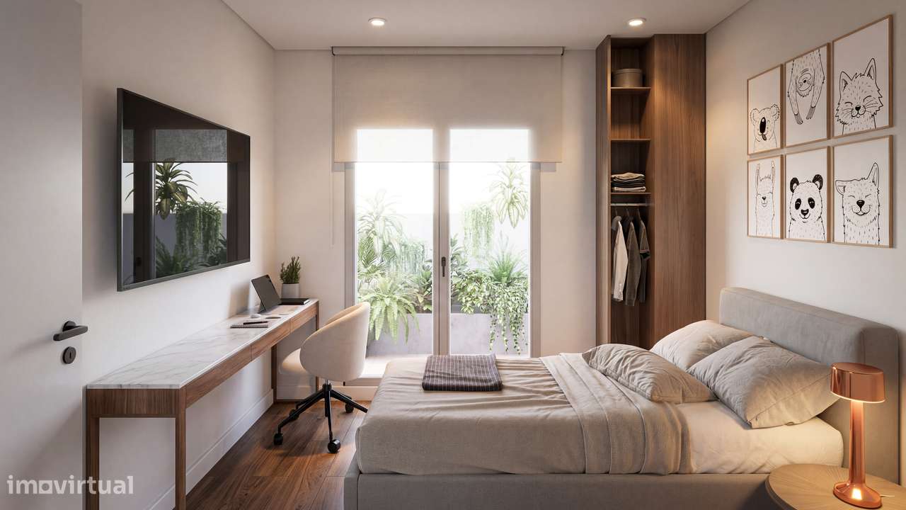 Moradia T2 Totalmente Renovada | - Grande imagem: 4/7