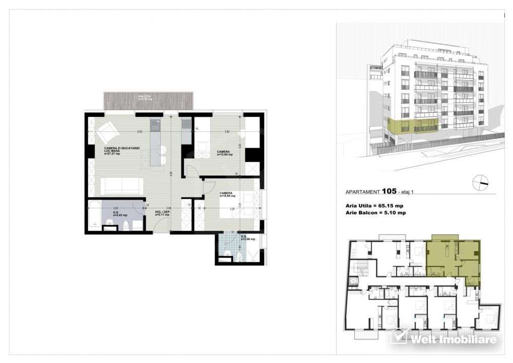 Apartamente premium cu 3 camere, preturi promotionale, zona Calea Doro - Imagine principală: 2/6
