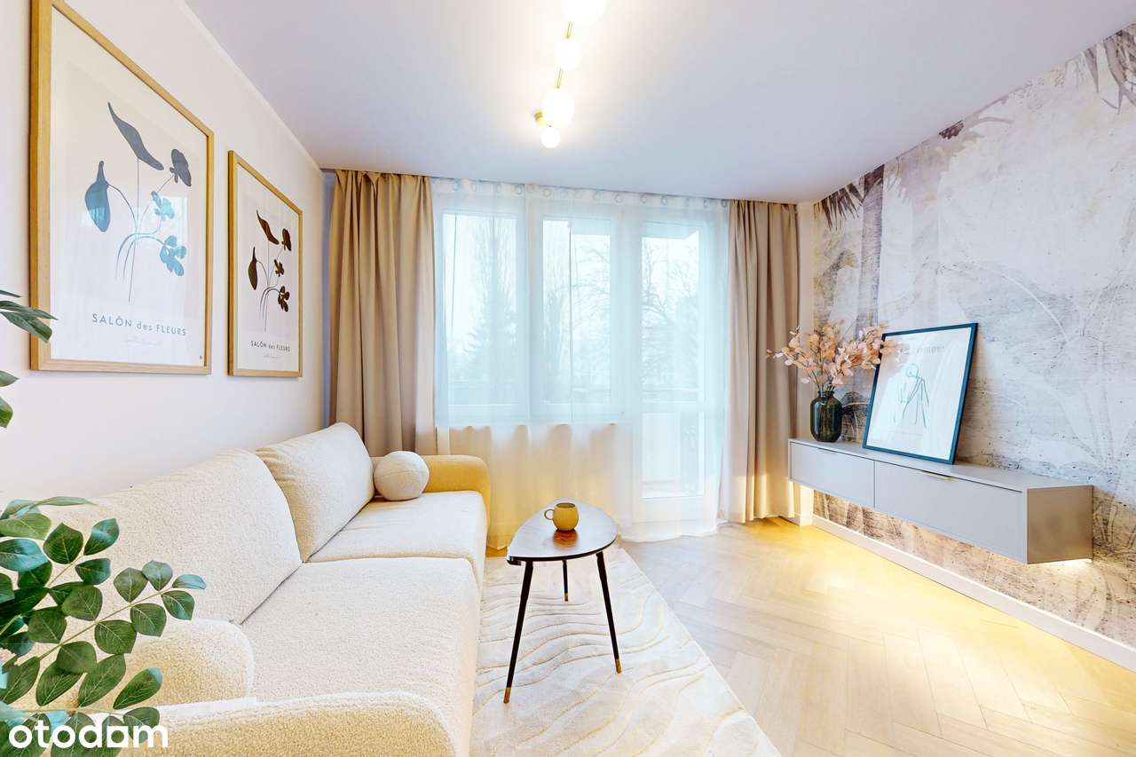 Bezpośrednio 3 pokoje + kuchnia na Saskiej Kępie, po remoncie - Pełny obrazek: 4/19