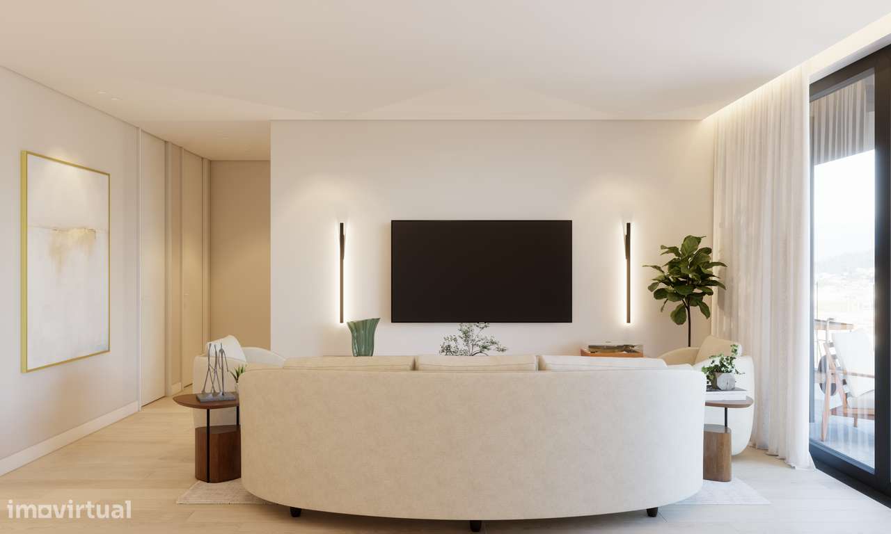 Apartamento T1 com varanda no Empreendiento São Félix Prime-3