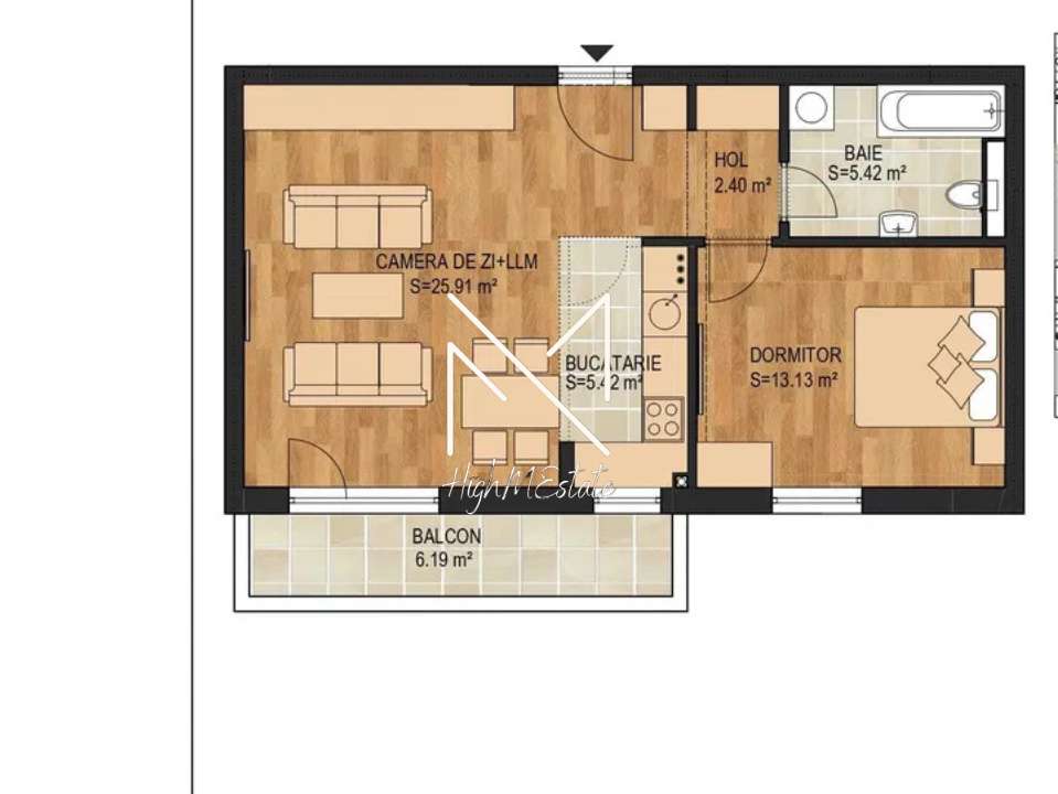Apartament 2 Camere | Stefan Baciu | Bloc Nou | Boxa Inclusa - Imagine principală: 5/5