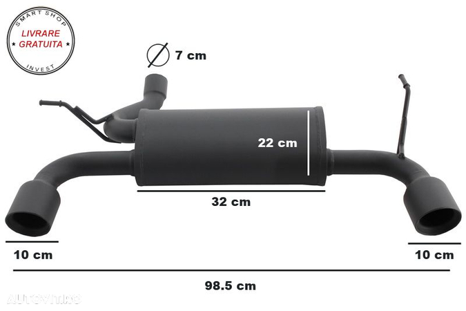 Bara Spate si Sistem de evacuare dubla Jeep Wrangler Rubicon JK (2007-2017)- livrare gratuita - 13