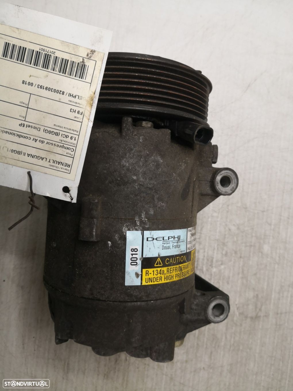 Compressor Do Ar Condicionado Renault Laguna Ii (Bg0/1_) - 1