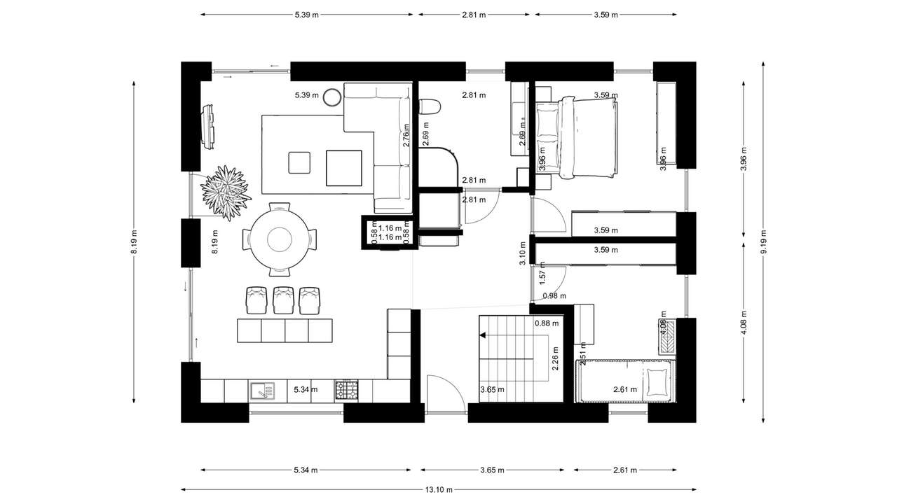 Nowoczesny dom jednorodzinny na sprzedaż – Łapczyca, ul. Do Raju-15