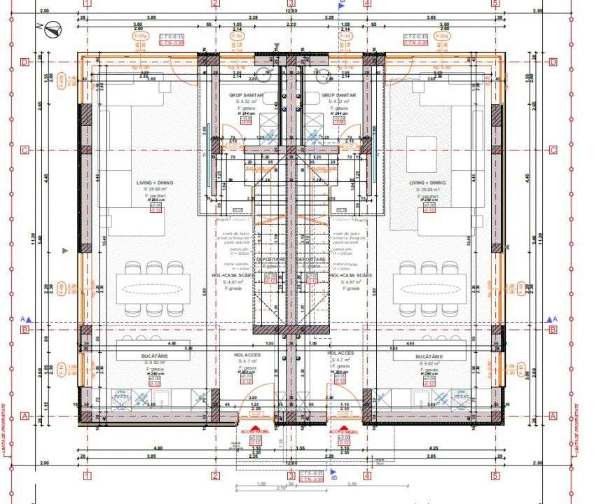 Teren 440 mp, cu autorizatie duplex, strada asfaltata, Mehala, Comisio-12