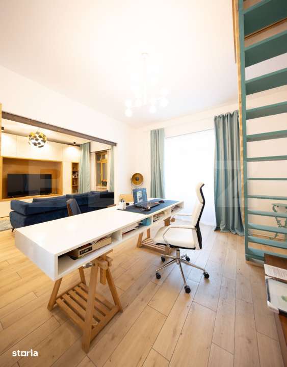 Apartament cu personalitate, tavan inalt si terasa – zona Scala Cent - Imagine principală: 3/19