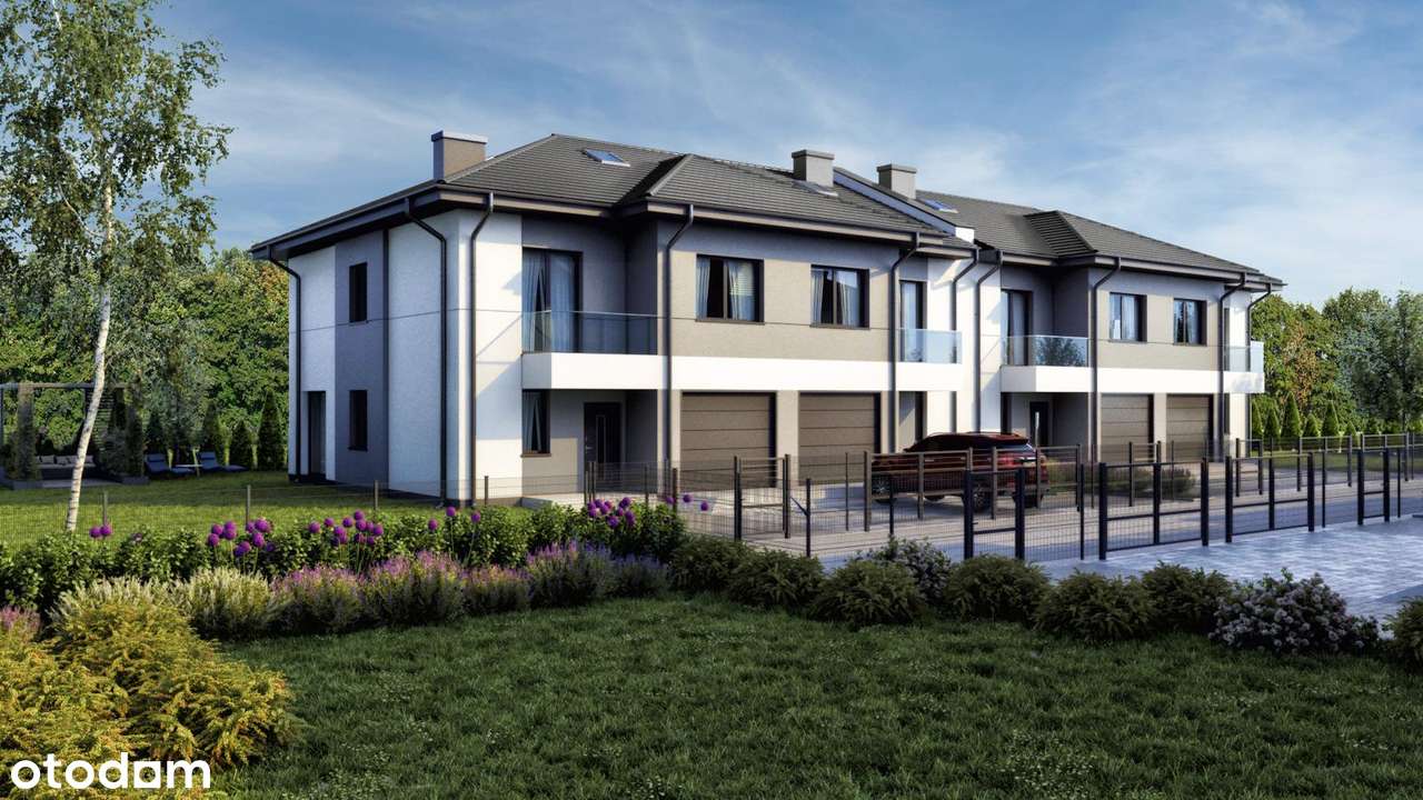 Przestronny segment z garażem 152 m2, ogródek 300 m2