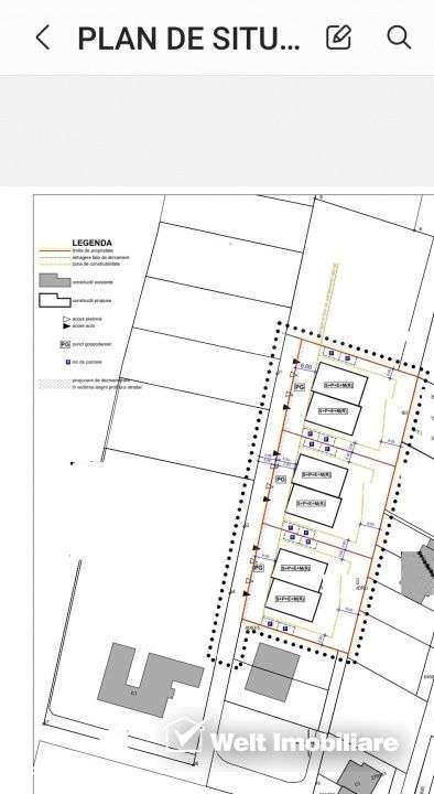 Teren 1000 mp, front 28 ml, duplex, Borhanci, Puz in lucru - Imagine principală: 1/7