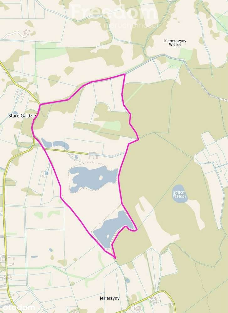 Teren siedliskowy z czterema stawami - pow. 49 ha - Pełny obrazek: 4/15