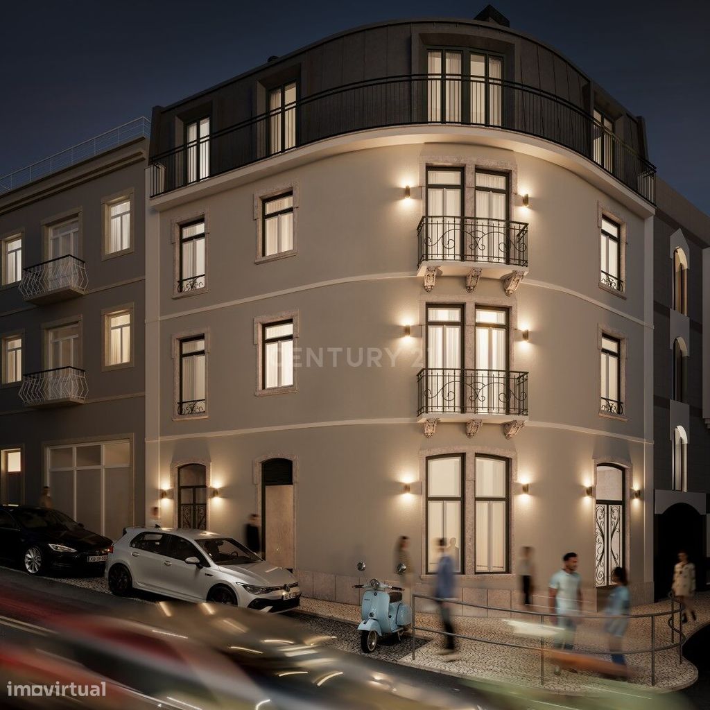 T2 Penthouse  Terraço e Varanda The Artt Lisbon Boutique Apartments