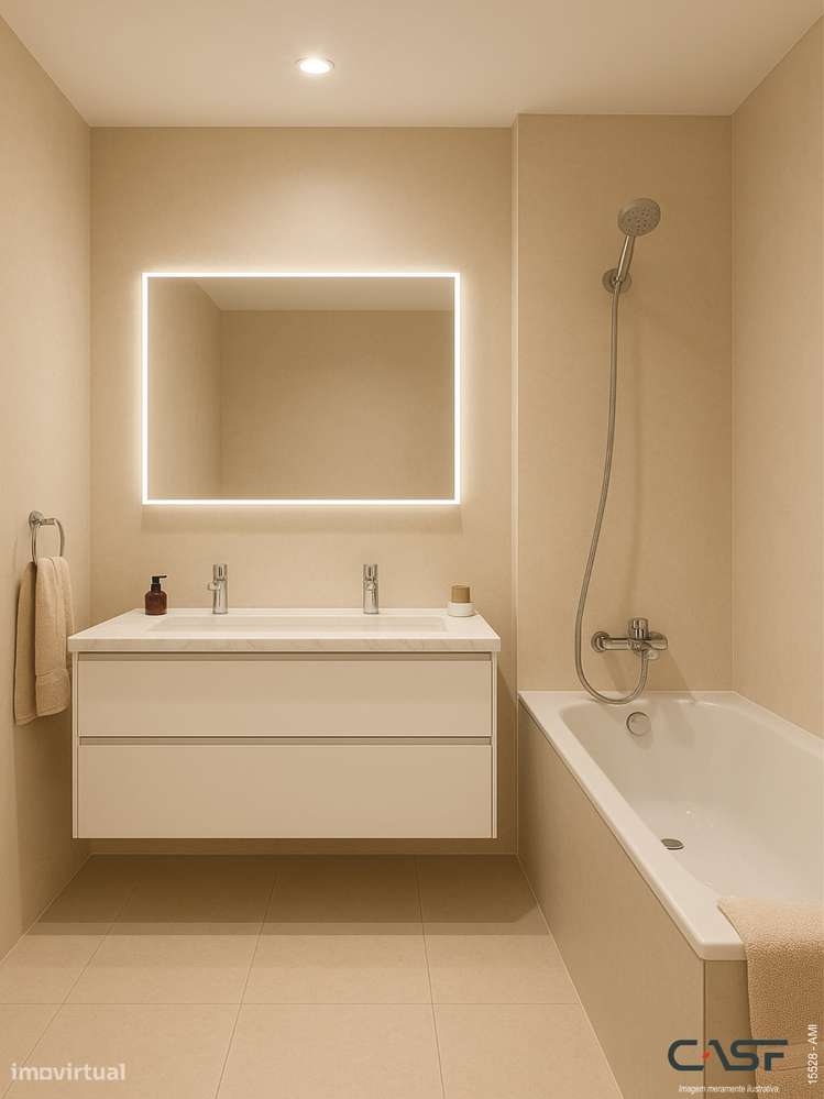 Apartamento T2 - Fração H - Salvaterra de Magos - CASF - Grande imagem: 4/6