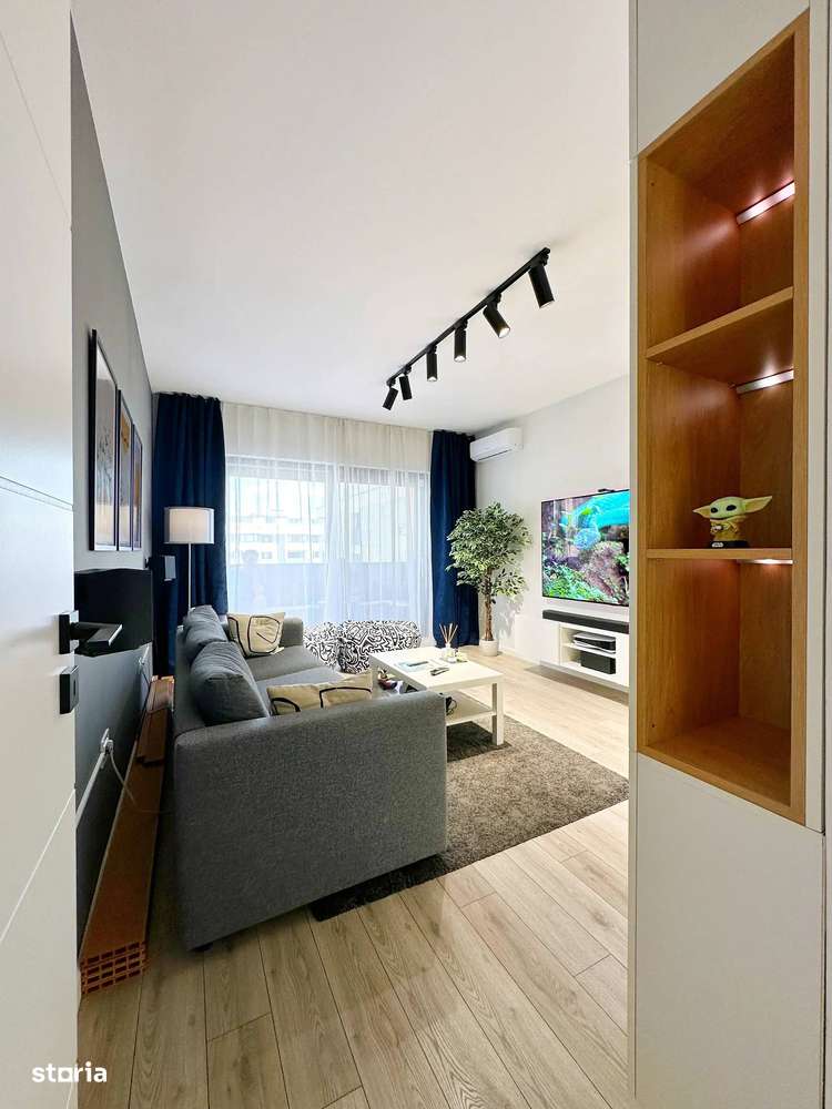 3 camere Utilat/ Mobilat/ Loc de parcare/ Etaj intermediar/ Decomandat-19