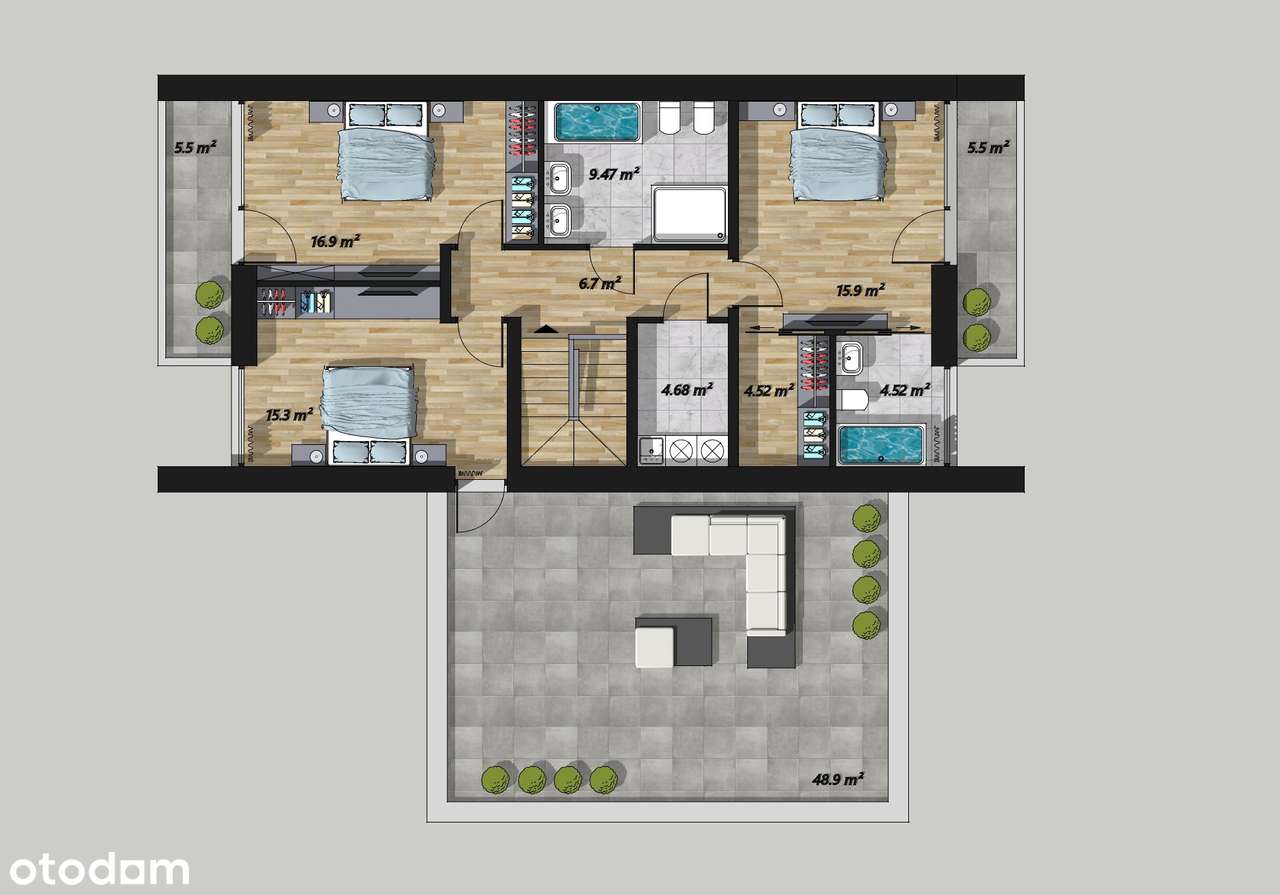 Nowoczesny dom wolnostojący – Rusiec, 30 minut do Warszawy-13