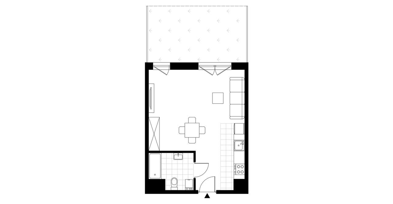 1-pok. mieszkanie 33m²+ogródek | gotowe do odbioru - Pełny obrazek: 3/8