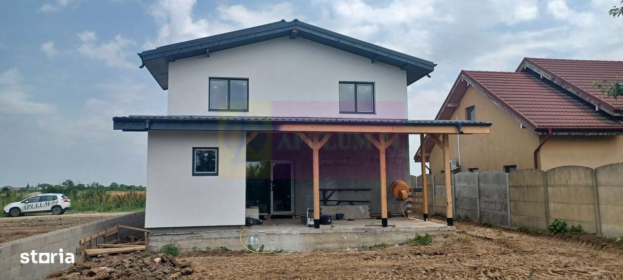 Săbăreni, casă p+1E+m, 5 camere, 3 bai, terasă acoperită, CT - Imagine principală: 5/6