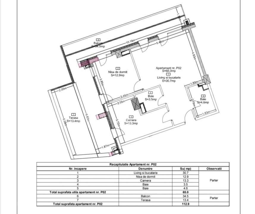 Apartament de vanzare, cu 3 camere, 65 mp, zona Zorilor - Imagine principală: 4/4