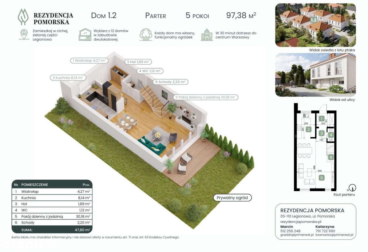 Rezydencja Pomorska- domy w Legionowie-9