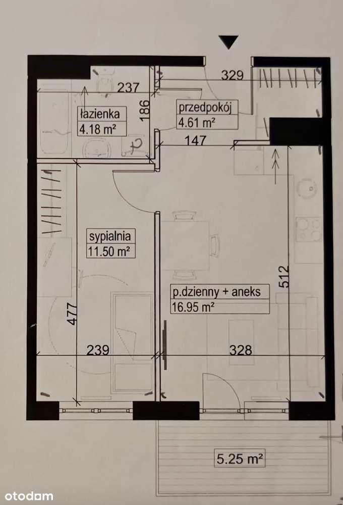 2 pokoje | Młody Straszyn|  duży balkon-15