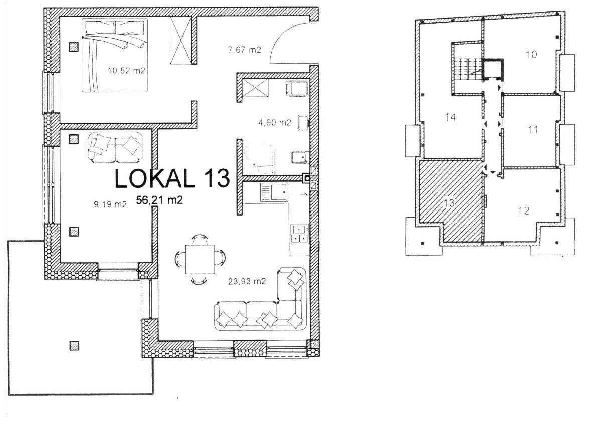 Pabianice / Centrum - mieszkania w stanie deweloperskim ul. Warszawska-13