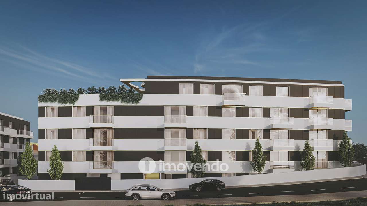 Apartamento T2 novo, com vista Rio, no Empreendimento D'Ouro Mar-34
